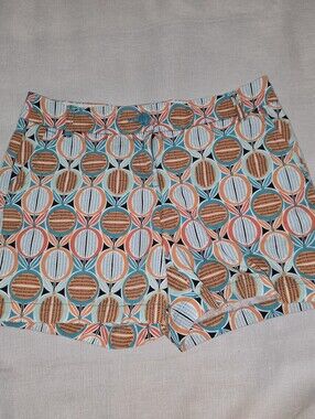 Crown & Ivy sz 6 Geometric Pattern Shorts